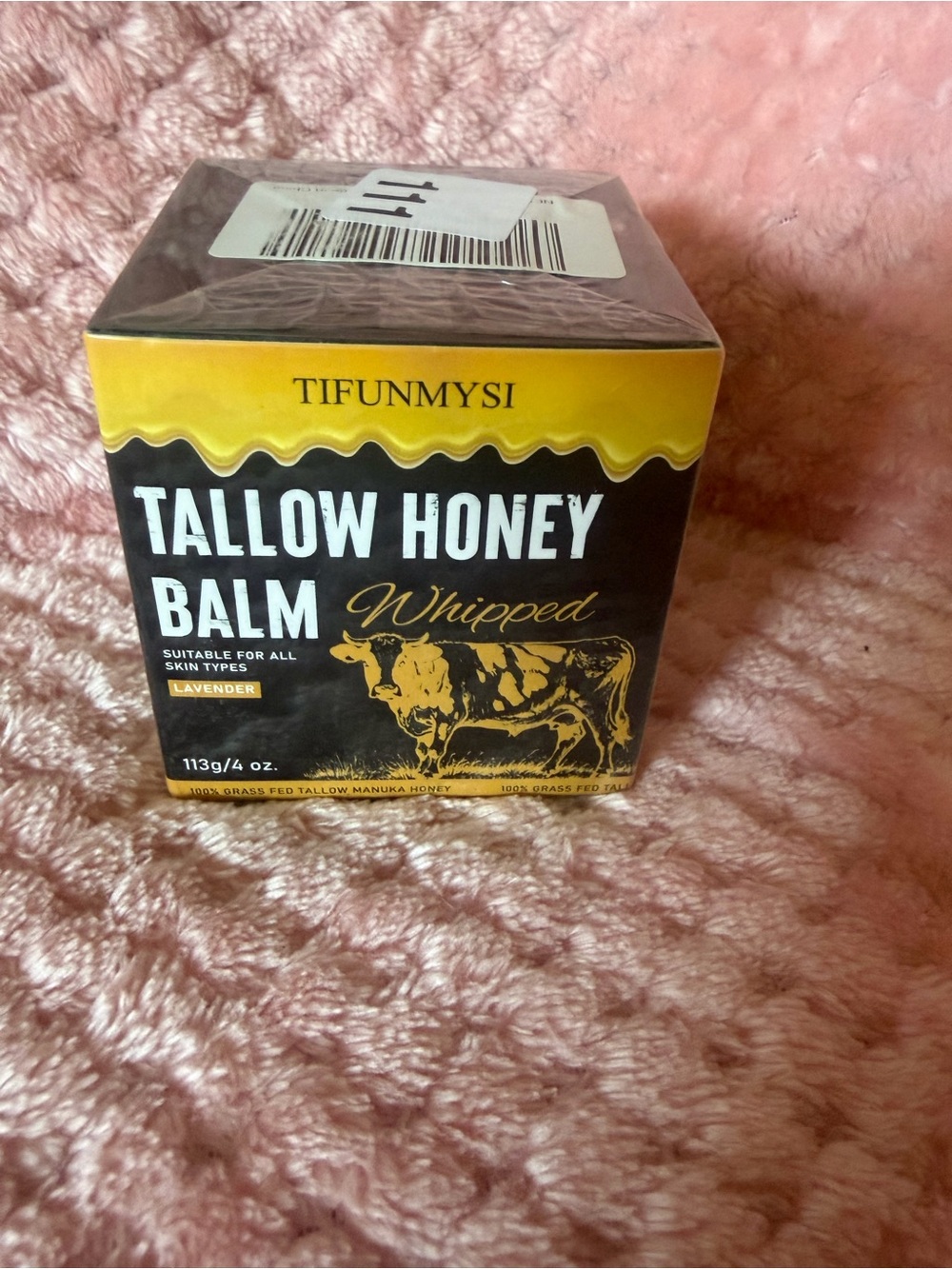 Tifunmysi Tallow Honey Whipped Balm - Yellow & Black